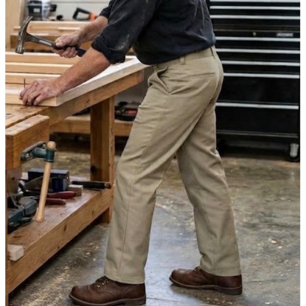 NWT Dickies 874 Original Fit Work Pants Khaki Tan Mens 34x32